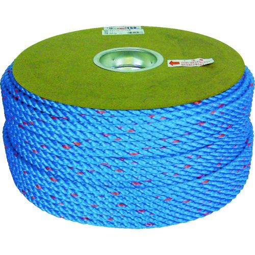 ユタカメイク PRVP52 タストンロープ ブルー ドラム巻 9φ×150m 青