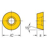 サンドビック ［R300-1240E-PLS30T］ 【10個入】コロミル３００用チップ　Ｓ３０Ｔ　ＣＯＡＴR3001240EPL8716S30T
