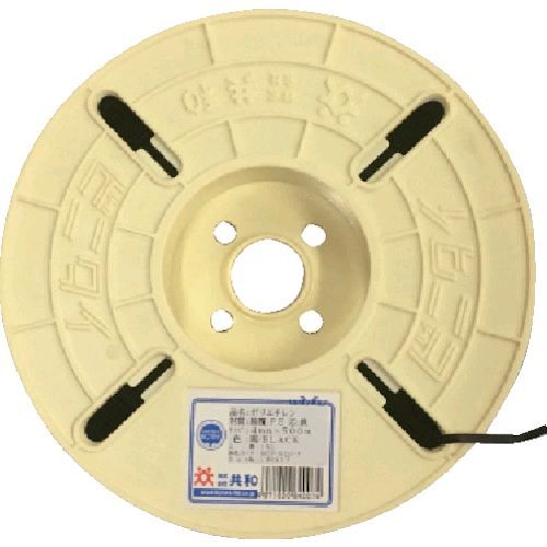 共和 QCP-500-7 ポリエチレン リール巻 ４ｍｍ×５００Ｍ 黒 QCP5007 289-9795の通販は 5,554円