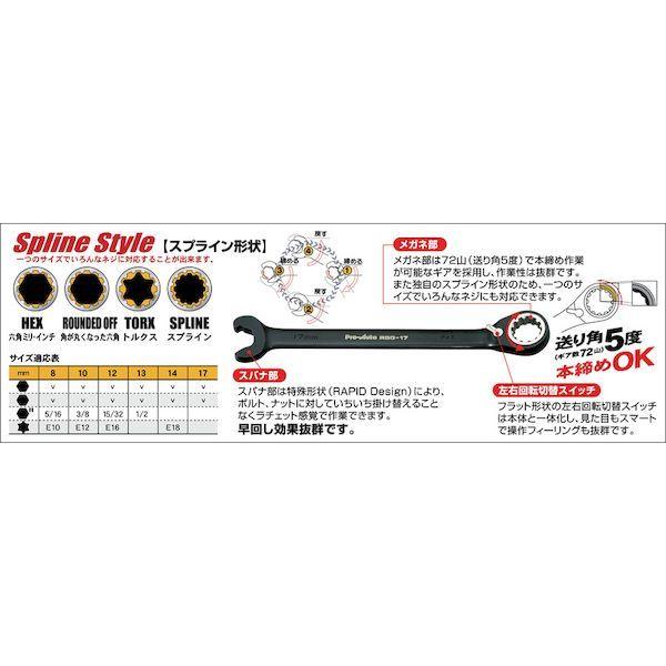 スエカゲツール ＳＥＫ RSG-6S ラピッドスプラインギアレンチ６本組セット RSG6S_1