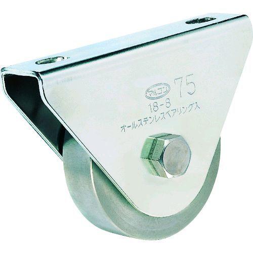 ＭＫ S-3750-90 オールステンレス鋼枠付掛け目車 ９０粍 平型 S375090 356-1461