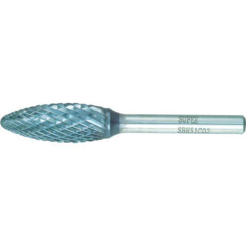 スーパーツール SBH51C02 超硬バー 重切削用 ロー付タイプ 楕円型 刃径：１２．７ｍｍ 軸径：６．０ｍｍ 超硬バー 重切削用 ロー付タイプ 8,097円