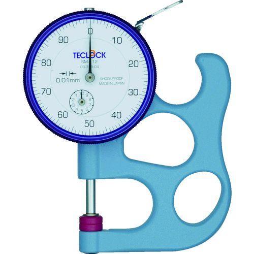 テクロック TECLOCK SM-112 ダイヤルシックネスゲージ 測定範囲０〜１０ｍｍ SM112