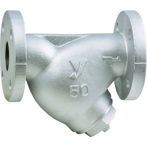 ヨシタケ SY4080M50A Y形ストレーナ 球状黒鉛鋳鉄 80メッシュ 呼び径:50A、2Bの通販は
