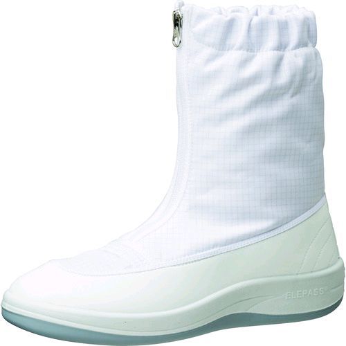 ミドリ安全 SU55121.0 クリーン静電靴 ハーフフード ファスナー式 SU551 21．0CM SU551-21-0 811-1680 TRミド