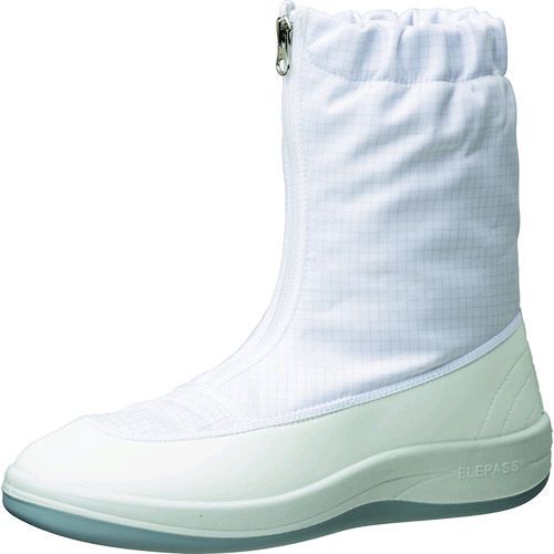 ミドリ安全 SU55123.5 クリーン静電靴 ハーフフード ファスナー式 SU551 23．5CM SU551-23-5 811-1685 TRミド