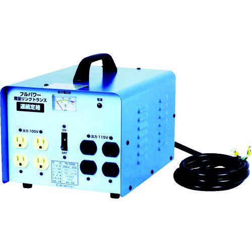 日動 ［TB-500D］ 変圧器 降圧専用トラパック ５ＫＶＡ TB500D 274-2225 日動工業