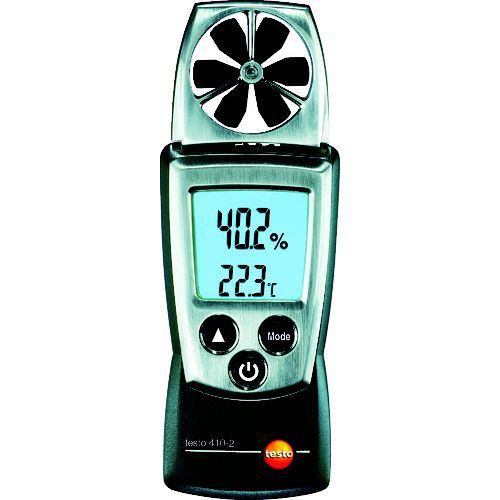 テストー ［testo-410-2］ ポケットラインベーン式風速計 ＴＥＳＴＯ４１０−２温湿度計付 testo4102