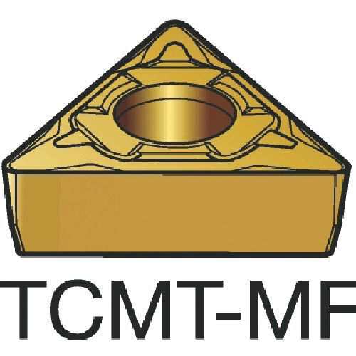 サンドビック ［TCMT090204-MF1115］ 【10個入】コロターン１０７　旋削用ポジ・チップ　１１１５　ＣＯＡＴTCMT090204MF87161115の通販は