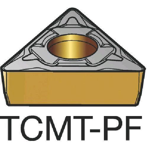 サンドビック ＳＶ TCMT110304-PF1515 【10個入】  コロターン１０７　旋削用ポジ・チップ　１５１５　ＣＯＡＴTCMT110304Pの通販は