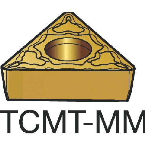 サンドビック ＳＶ TCMT110308-MM1115 【10個入】 コロターン１０７　旋削用ポジ・チップ　１１１５　ＣＯＡＴTCMT110308M