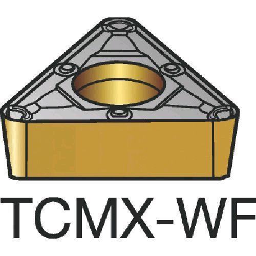 サンドビック ＳＶ TCMX16T308-WF1115 【10個入】 コロターン１０７　旋削用ポジ・チップ　１１１５　ＣＯＡＴTCMX16T308WF87161115