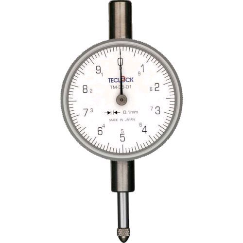 テクロック TECLOCK TM-35-01 小型ダイヤルゲージ 測定範囲０〜１０ｍｍ TM3501