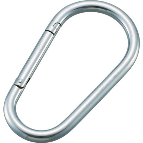 トラスコ中山 ＴＲＵＳＣＯ TKBJ14A ステンレス カラビナジャンボ 環なし １４ｍｍ 431-5936
