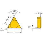 サンドビック ［TPMR160304-532025］ 【10個入】Ｔ−Ｍａｘ　Ｓ　旋削用ポジ・チップ　２０２５　ＣＯＡＴTPMR1603045387162025