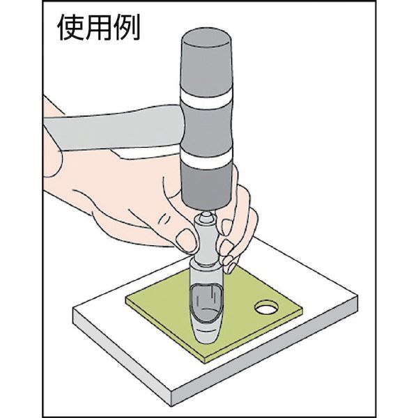 TRUSCO TPO-400 ベルトポンチ　４０ｍｍ TPO400 336-4925