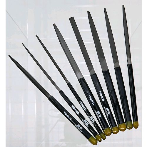 トラスコ TRUSCO TST008-03 組ヤスリセット 細目 全長２００ｍｍ ８本組サイズ TST00803 151-4962