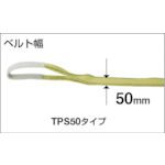 トラスコ中山（ＴＲＵＳＣＯ） TPS50-50 ポリエステルスリング ＪＩＳ３等級 両端アイ形 ５０ｍｍＸ５．０ｍ TPS5050 329-0859の通販は