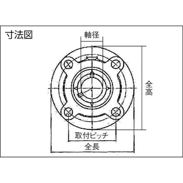 ＮＴＮ ［UKFC215D1］Ｇ ベアリングユニット テーパ穴形アダプタ式 軸径６５ｍｍ内輪径７５ｍｍ全長２２０ｍｍUKFC215D11260