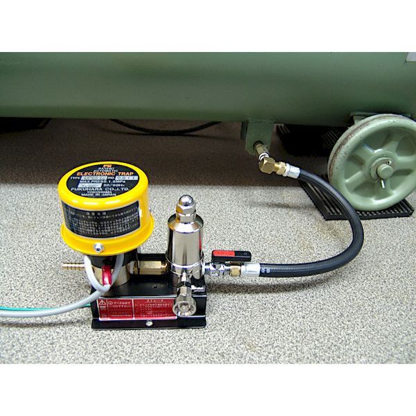フクハラ UP155-2E ドレン排出器 電子トラップ 圧力開閉式・アンローダー式兼用 単相２００Ｖ UP1552E 311-0192_1