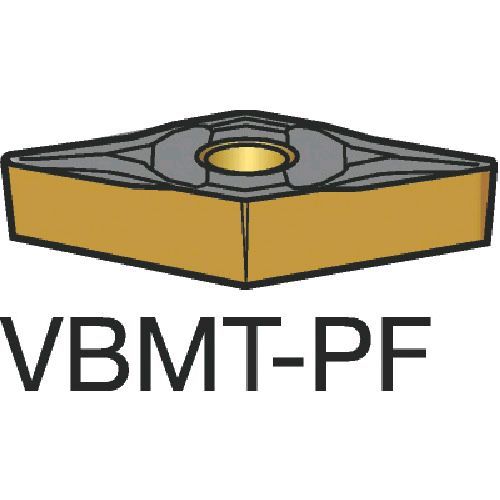 サンドビック ＳＶ VBMT160402PF コロターン107 旋削用ポジ・チップ 5015 606-6526【キャンセル不可】