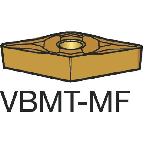 サンドビック ＳＶ VBMT110304-MF2015 【10個入】 コロターン１０７　旋削用ポジ・チップ　２０１５　ＣＯＡＴVBMT110304MF87162015