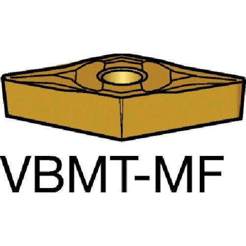 サンドビック ［VBMT160404-MF2015］ 【10個入】コロターン１０７　旋削用ポジ・チップ　２０１５　ＣＯＡＴVBMT160404MF87162015