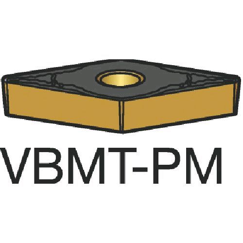 サンドビック ＳＶ VBMT160404-PM1515 【10個入】 コロターン１０７　旋削用ポジ・チップ　１５１５　ＣＯＡＴVBMT160404P 19,052円