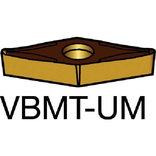 サンドビック ［VBMT160408-UM5015］ 【10個入】コロターン１０７　旋削用ポジ・チップ　５０１５　ＣＭＴVBMT160408UM87165015