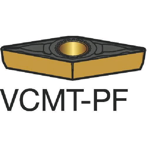 サンドビック ［VCMT110304-PF1515］ 【10個入】コロターン１０７　旋削用ポジ・チップ　１５１５　ＣＯＡＴVCMT110304PF87161515