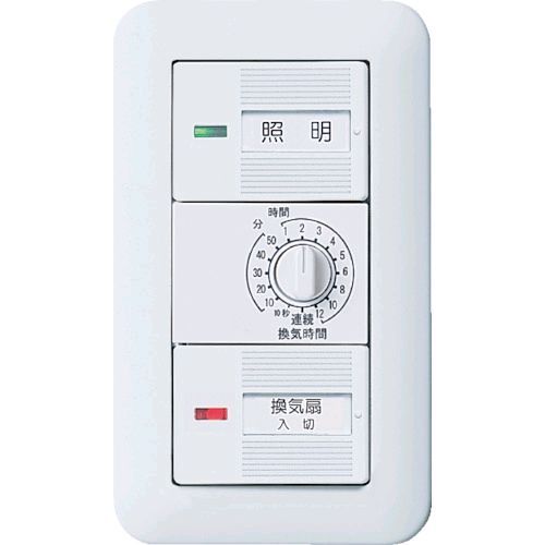 パナソニックエコソリューショ WTP53916WP コスモワイド埋込電子浴室換気スイッチセット