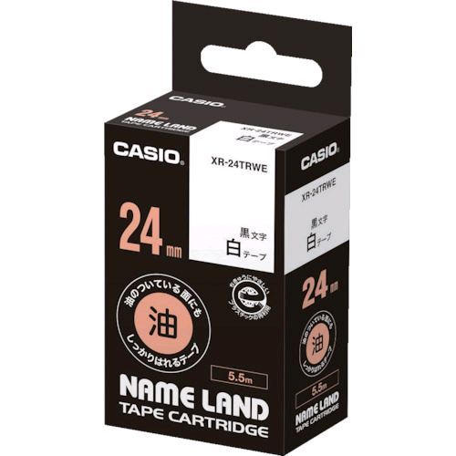 4549526601743 ネームランド専用カートリッジ ２４ｍｍ 白テープ／黒文字 ネームランド専用カートリッジ
