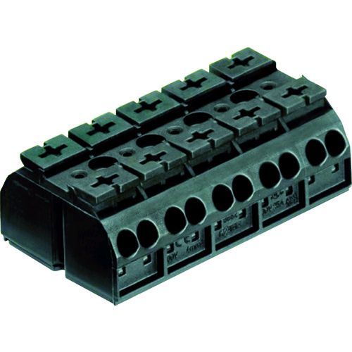 ＷＡＧＯ WTB30-5 スプリング式中継端子台　ＷＴＢシリーズ　４線式５極 １０個入 WTB305