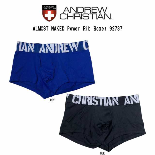 SALE)ANDREW CHRISTIAN(アンドリュークリスチャン)ボクサーパンツ メンズ 下着 ALMOST NAKED Power Rib  Boxer 92737の通販はau PAY マーケット UNDIE au PAY マーケット－通販サイト