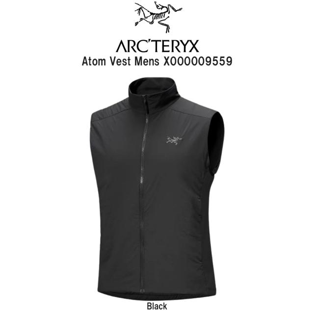 ARC'TERYX(アークテリクス)アトム ベスト アウター トリムフィット ストレッチ 軽量 重ね着 防寒 ハイキング バードロゴ メンズ 男性 Atom Vest X000009559