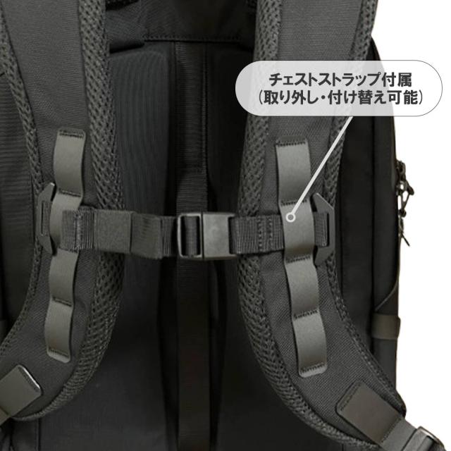 Black Ember(ブラックエンバー)シタデル バックパック デイパック リュック 多機能 PC 収納 無地 防水 はっ水 ビジネス ブラック CITADEL 25L 110001_11