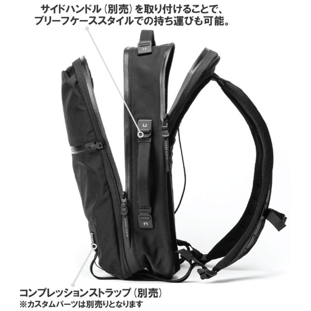 Black Ember(ブラックエンバー)シタデル バックパック デイパック リュック 多機能 PC 収納 無地 防水 はっ水 ビジネス ブラック CITADEL 25L 110001_4