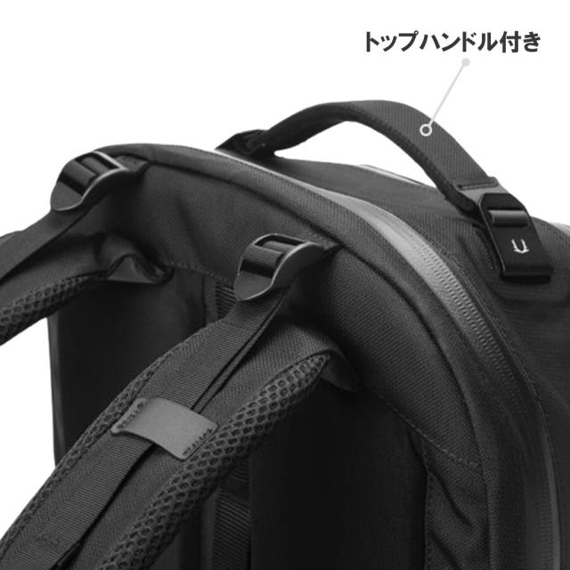 Black Ember(ブラックエンバー)シタデル バックパック デイパック リュック 多機能 PC 収納 無地 防水 はっ水 ビジネス ブラック CITADEL 25L 110001_9