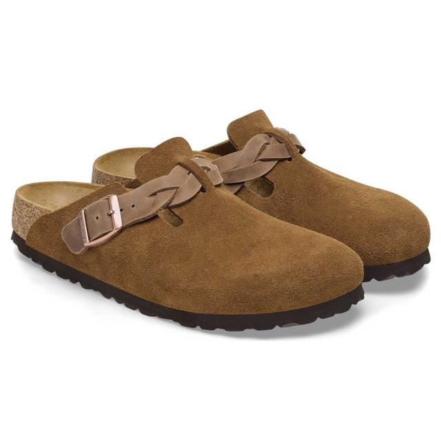 BIRKENSTOCK Boston Braided / ボストン ブレイデッド Boston Braided / ボストン ブレイデッド スエードレザー トープ
