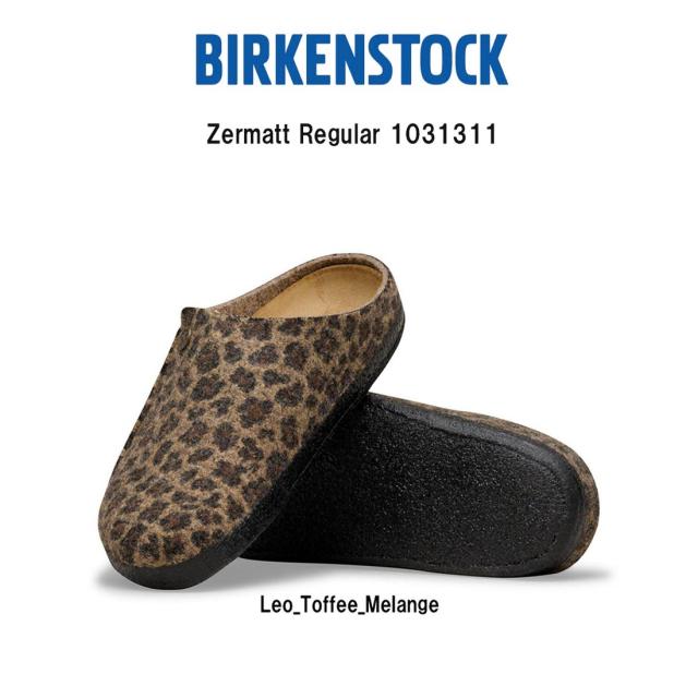 BIRKENSTOCK(ビルケンシュトック)ツェルマット フェルト ルームシューズ サンダル レオパード ヒョウ柄 レギュラー ユニセックス ビルケン 1031311 12,617円
