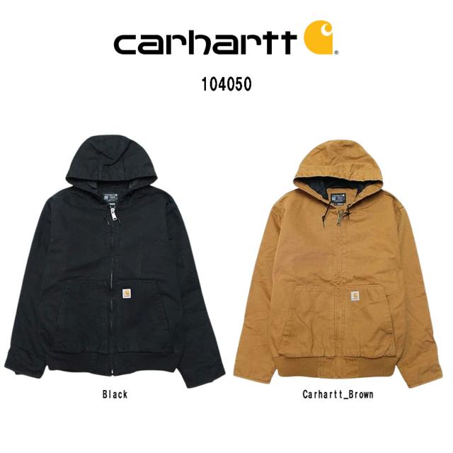 Carhartt(カーハート)アクティブジャケット アウター フルジップ キルティング コットンダック ルーズフィット メンズ Washed Duck Insulated 104050の通販は