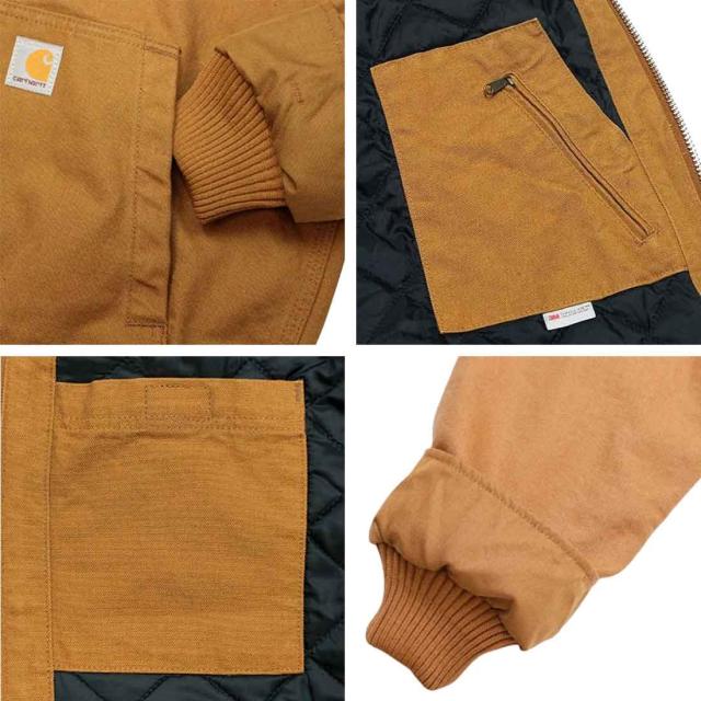 Carhartt(カーハート)アクティブジャケット アウター フルジップ キルティング コットンダック ルーズフィット メンズ J130 104050_10