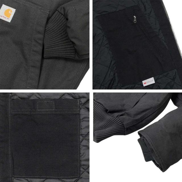 Carhartt(カーハート)アクティブジャケット アウター フルジップ キルティング コットンダック ルーズフィット メンズ J130 104050_5