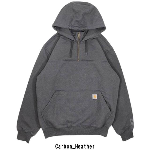 Carhartt(カーハート)フーディー スウェット パーカー ルーズフィット 大きめ オーバーサイズ ハーフジップ レインディフェンダー メンズ 100617_3