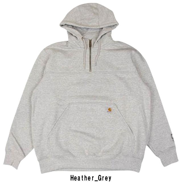 Carhartt(カーハート)フーディー スウェット パーカー ルーズフィット 大きめ オーバーサイズ ハーフジップ レインディフェンダー メンズ 100617_5