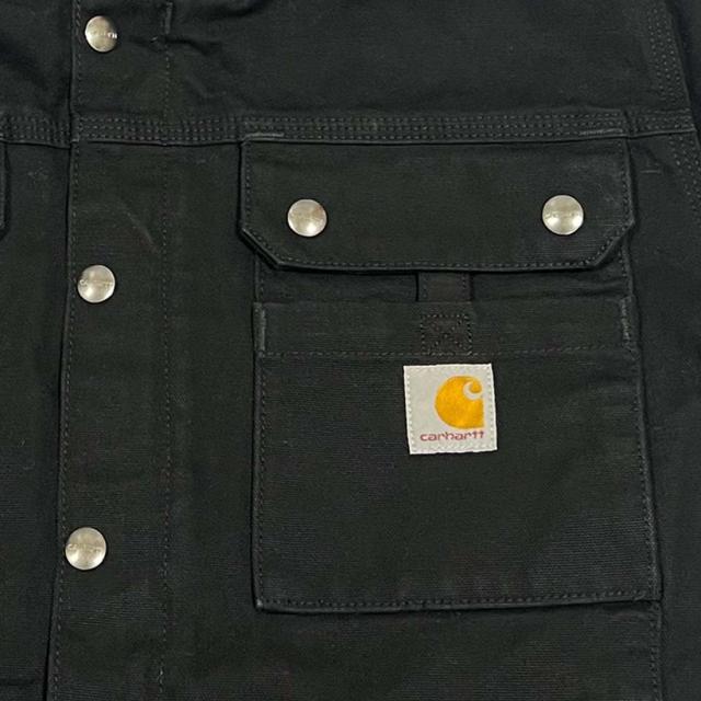 Carhartt(カーハート)ジャケット ダックジャケット ワークジャケット シェルパ 裏ボア フード付き ポケット ウォッシュドダック 防寒 メンズ 103826