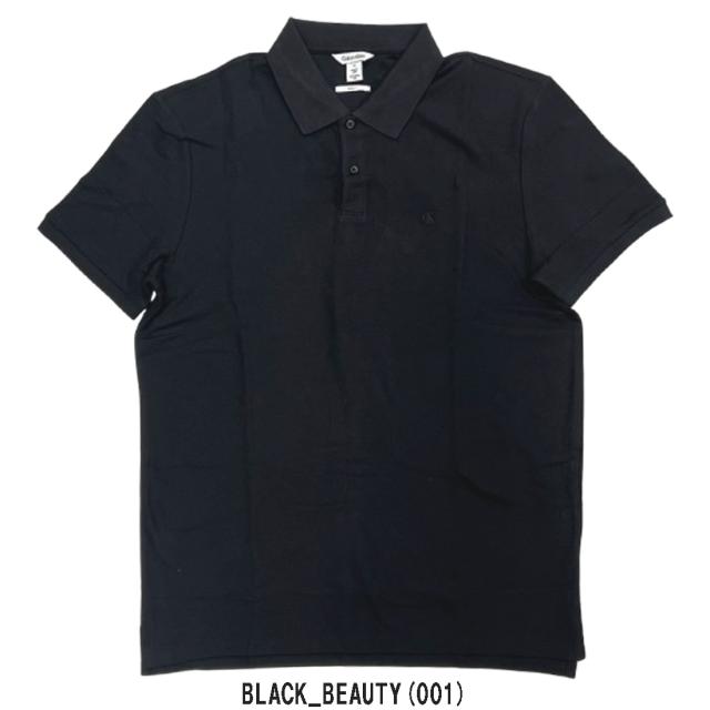 Calvin Klein(カルバンクライン)ck ポロシャツ 半袖 コットン 綿 ピケ ロゴ ワンポイント シンプル カジュアル メンズ 男性用 40QM260_1