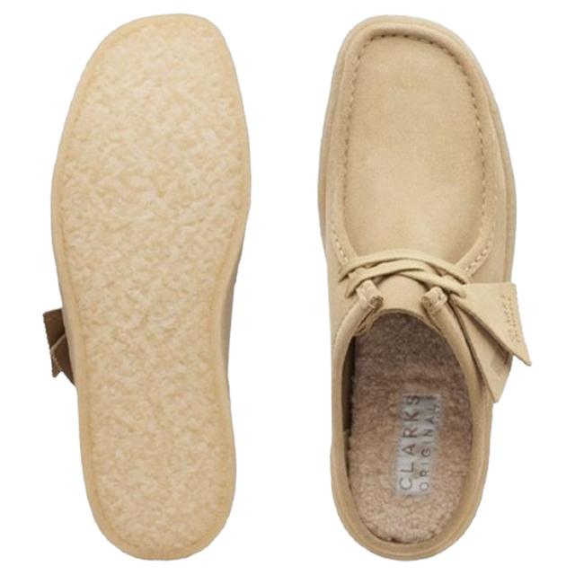 CLARKS(クラークス)ワラビー カップ ロー ミュール サンダル シューズ クロッグ スエード メープル カジュアル メンズ WALLABEECUP LO 26169187_3