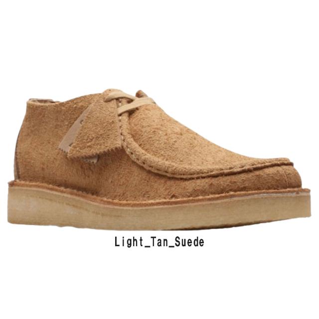 CLARKS(クラークス)デザート ノマド シューズ モカシン ローファー レースアップ ブラウン タン スエード トレックマン メンズ Desert Nomad 26172580_1