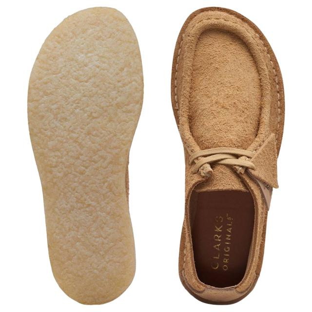 CLARKS(クラークス)デザート ノマド シューズ モカシン ローファー レースアップ ブラウン タン スエード トレックマン メンズ Desert Nomad 26172580_3